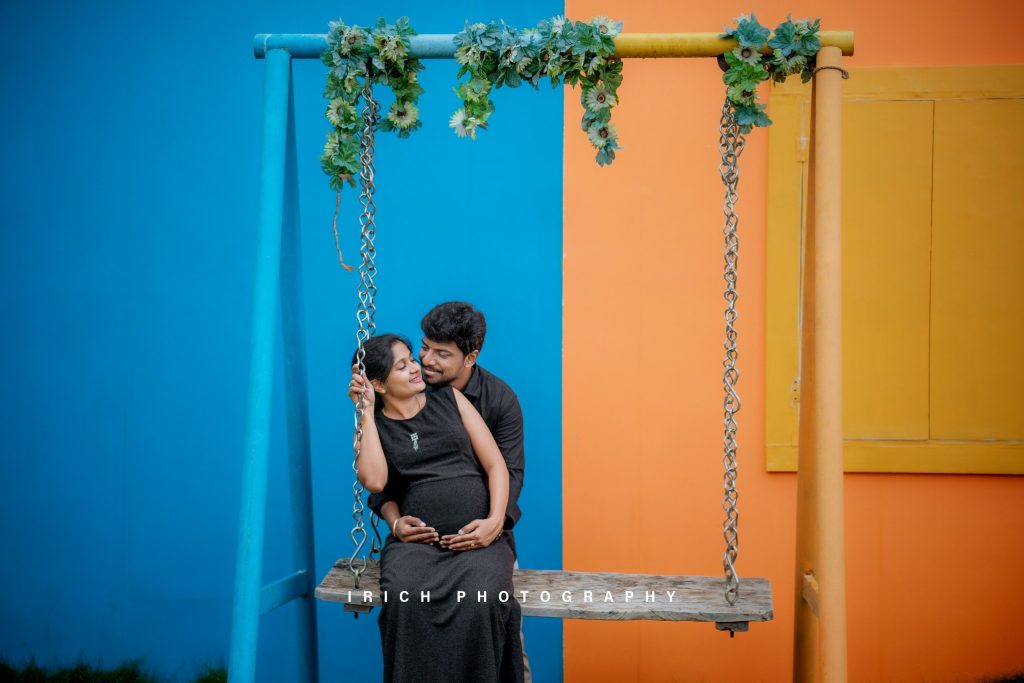 Indoor Maternity Photoshoot Coimbatore