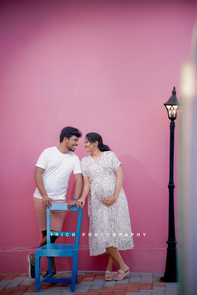 Indoor Maternity Photoshoot Coimbatore