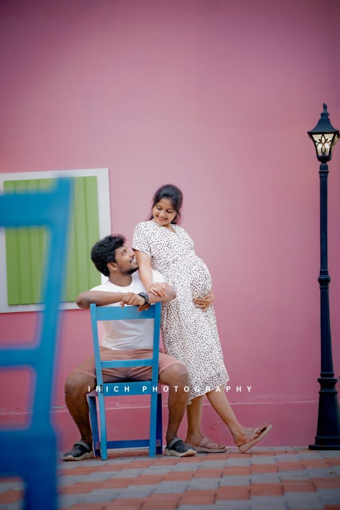 Indoor Maternity Photoshoot Coimbatore