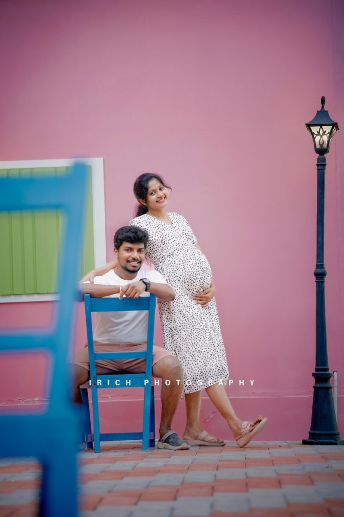 Indoor Maternity Photoshoot Coimbatore