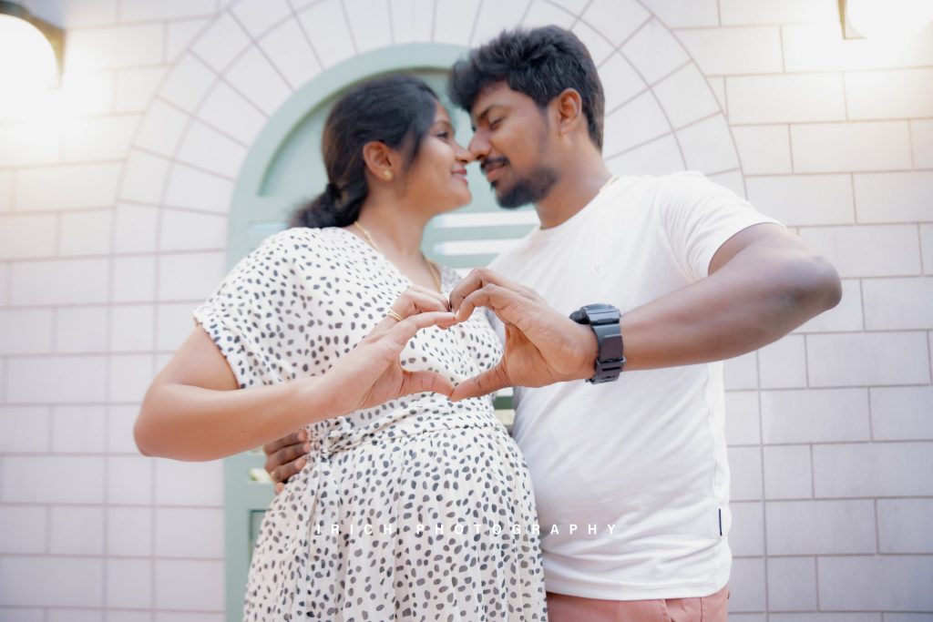 Indoor Maternity Photoshoot Coimbatore