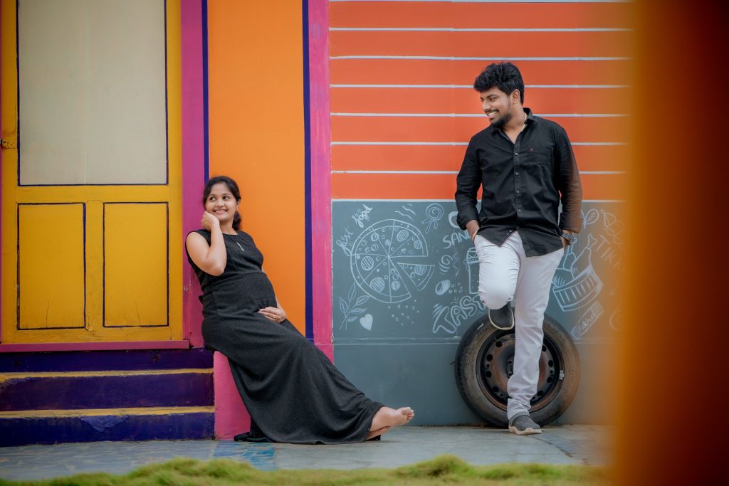 Indoor Maternity Photoshoot Coimbatore