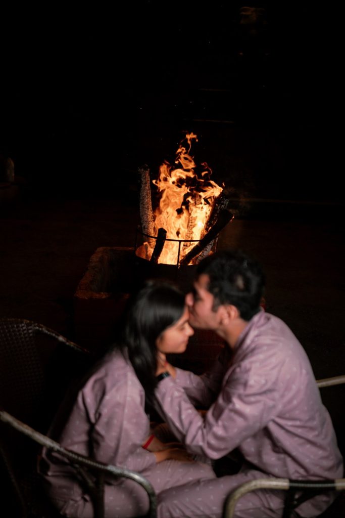Campfire Pre-Wedding Shoot in Ooty