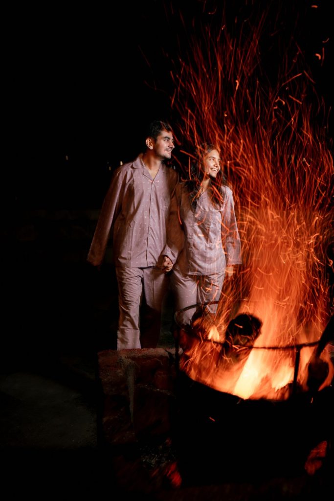 Campfire Pre-Wedding Shoot in Ooty