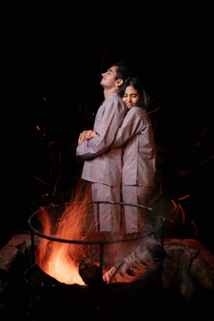 Campfire Pre-Wedding Shoot in Ooty