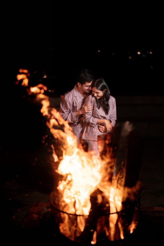 Campfire Pre-Wedding Shoot in Ooty