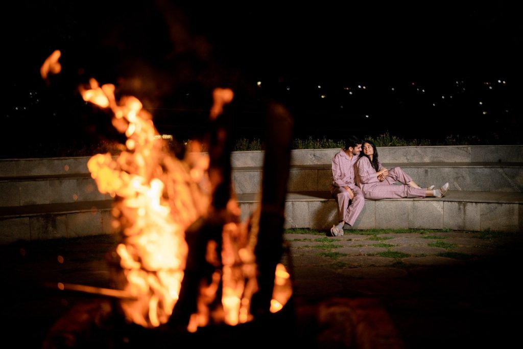 Campfire Pre-Wedding Shoot in Ooty