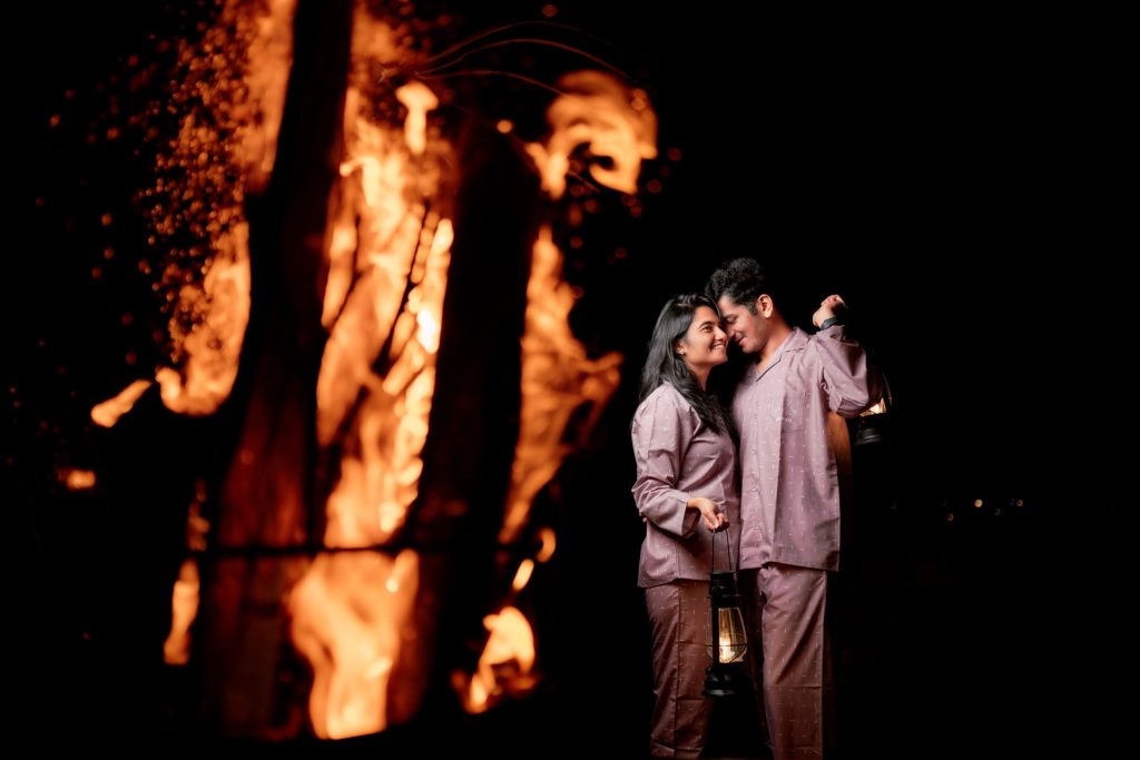Campfire Pre-Wedding Shoot in Ooty