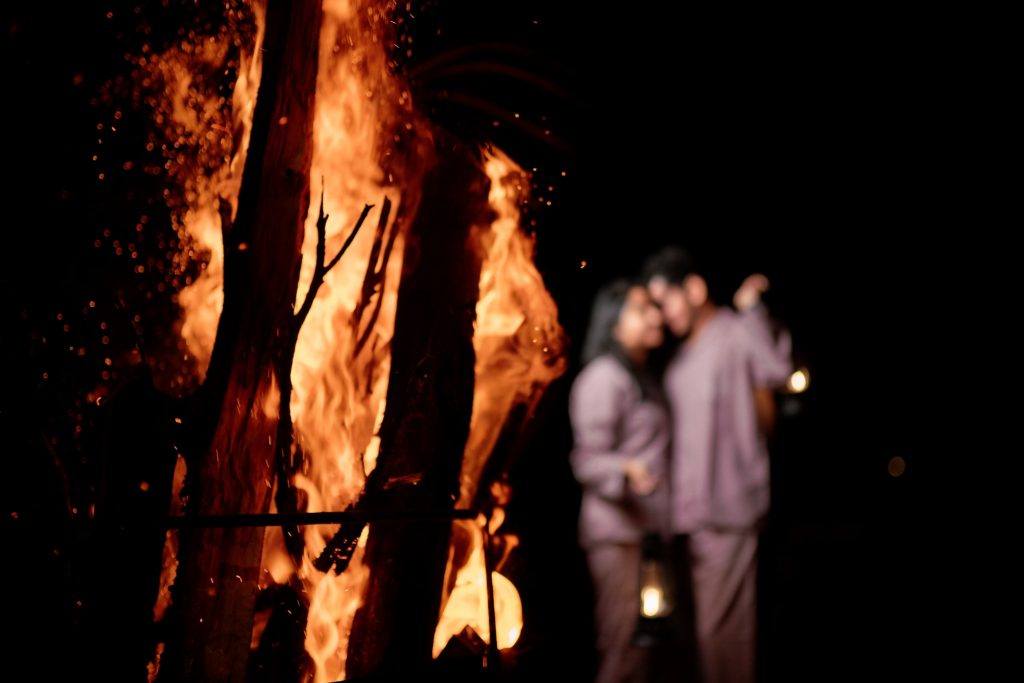 Campfire Pre-Wedding Shoot in Ooty