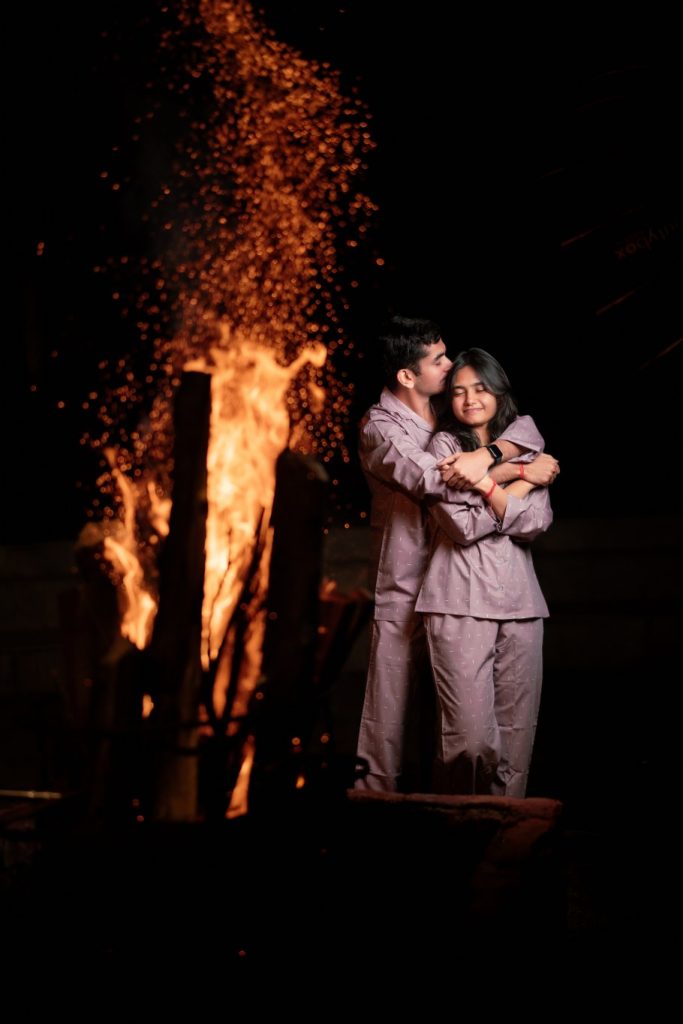 Campfire Pre-Wedding Shoot in Ooty